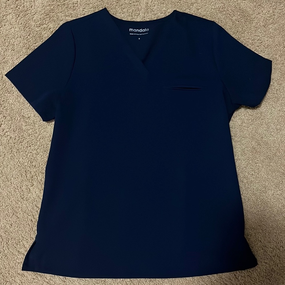Mandala Scrub Set small navy
